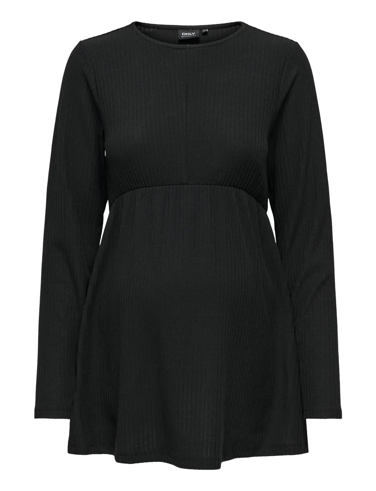 Only Maternity OLMMALAYA BASE L/S O-NECK TOP JRS NOOS - Nyheder - BLACK / black