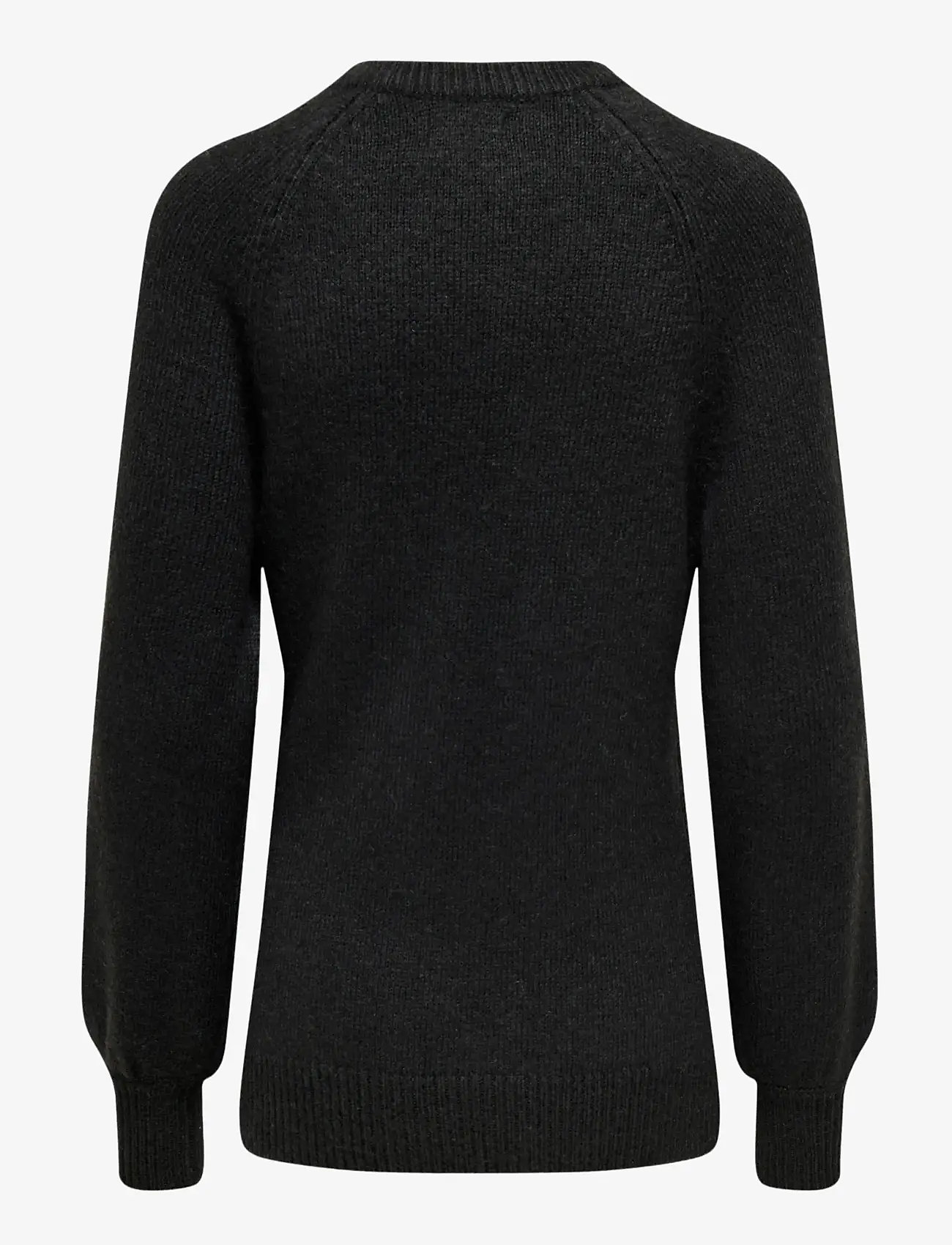 Only Maternity - OLMEMMA LIFE LS BUTTON ONECK KNT - oberteile - black - 2