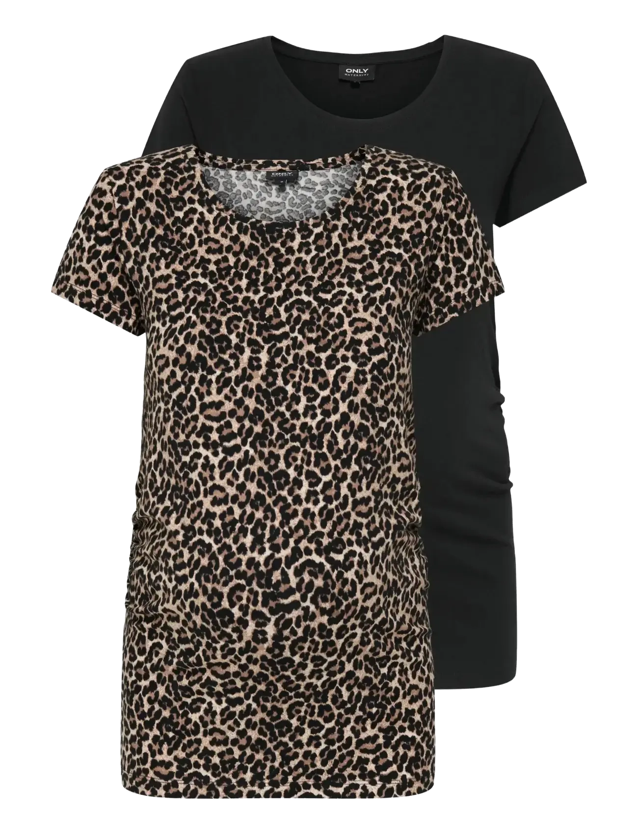 ONLY MATERNITY Olmlovely Life S/S Oneck Aoptop2Pck Noos Schwarz - S - Damen