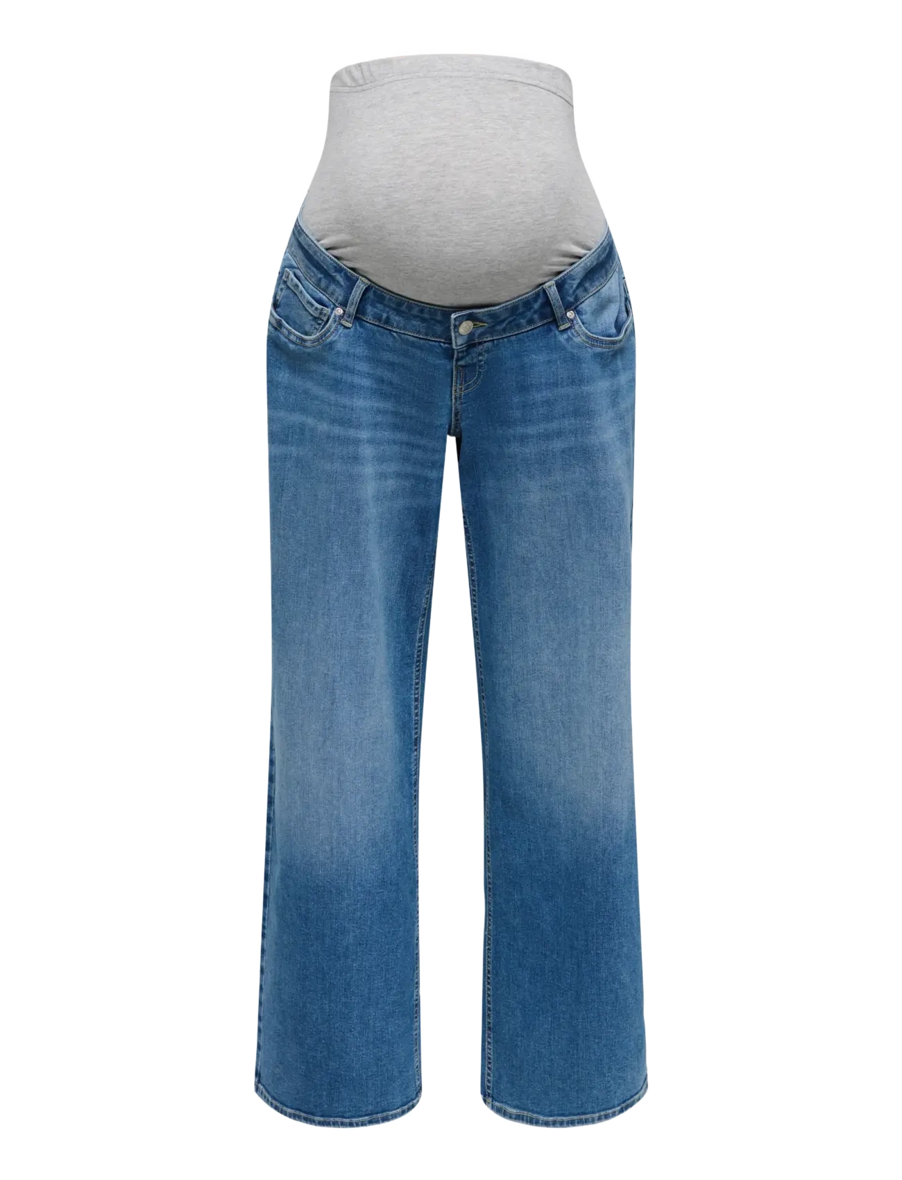ONLY MATERNITY Olmmadison Blush Wide Dnm Pim3005 Noos Blau - XXLx32 - Damen