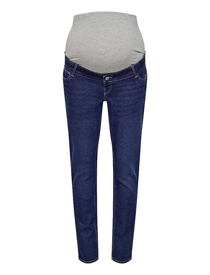Only Maternity - OLMCRUZ SKINNY DNM PIMBOX NOOS - skinny jeans - dark blue denim - 1