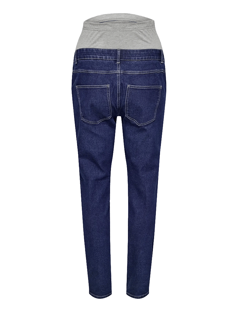 Only Maternity - OLMCRUZ SKINNY DNM PIMBOX NOOS - skinny jeans - dark blue denim - 2