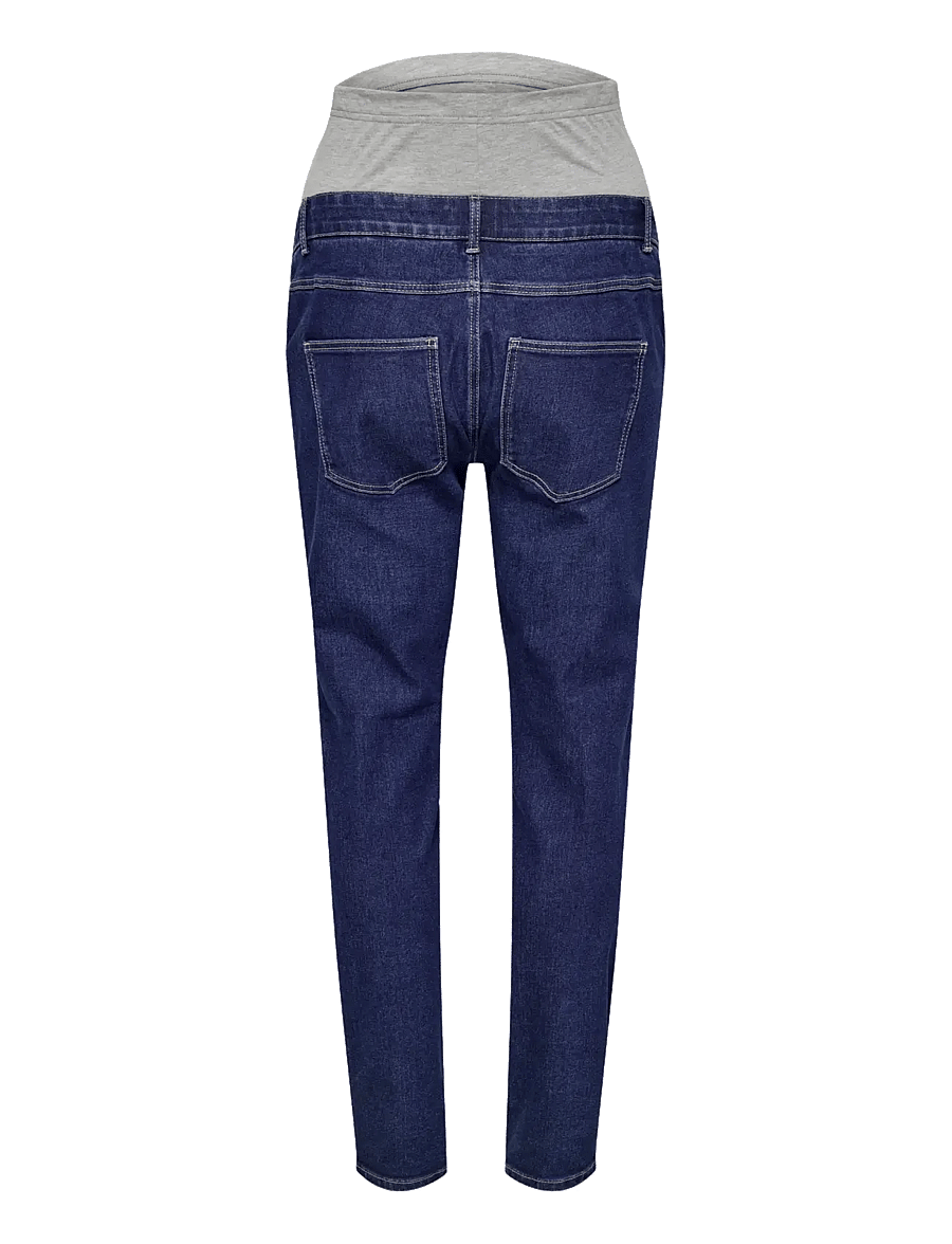 Only Maternity - OLMCRUZ SKINNY DNM PIMBOX NOOS - skinny jeans - dark blue denim - 2