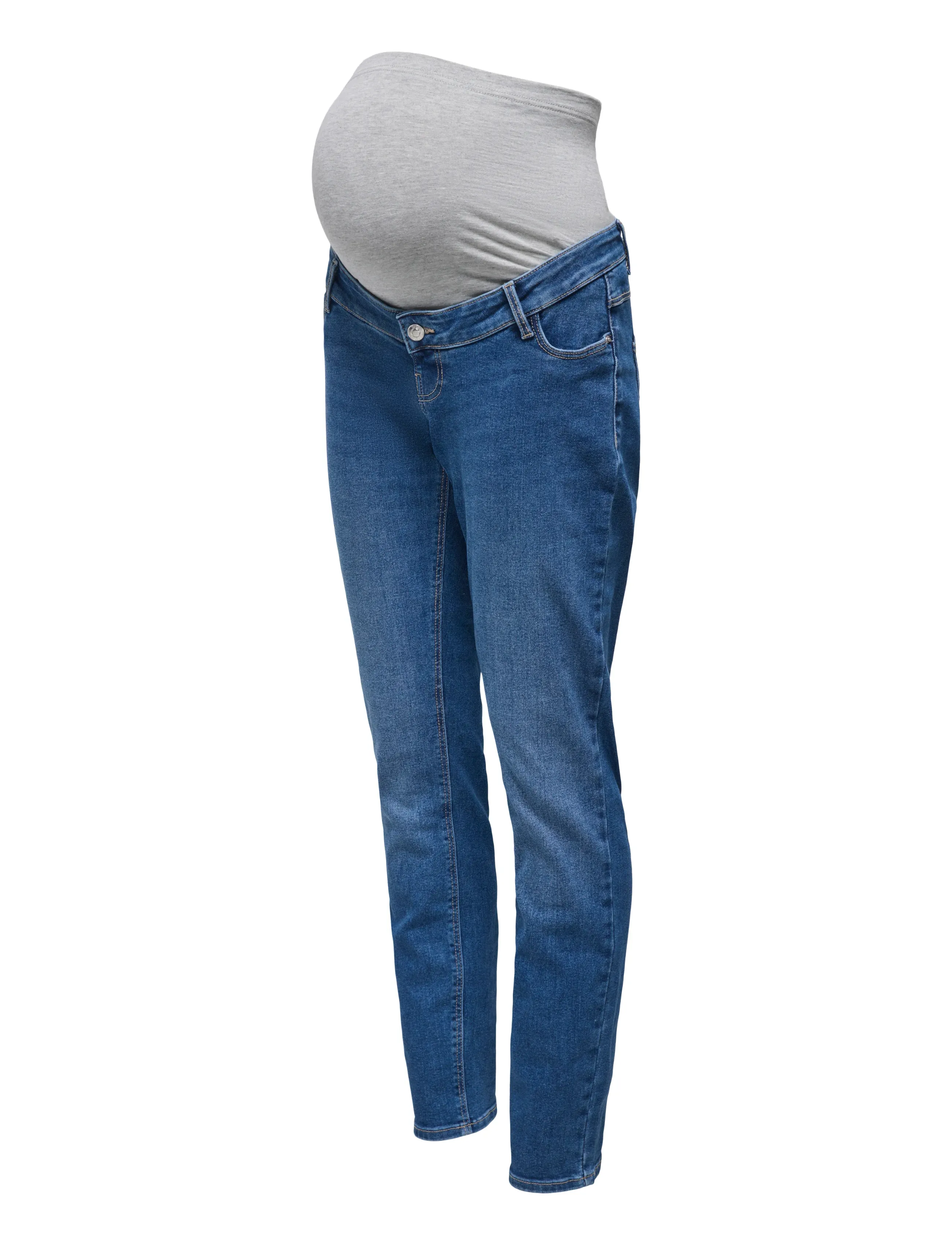Only Maternity - OLMCRUZ SKINNY DNM PIMBOX NOOS - skinny jeans - medium blue denim - 4