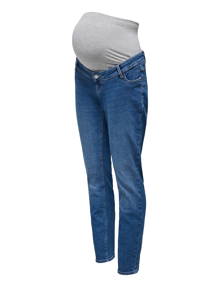Only Maternity - OLMCRUZ SKINNY DNM PIMBOX NOOS - skinny jeans - medium blue denim - 4