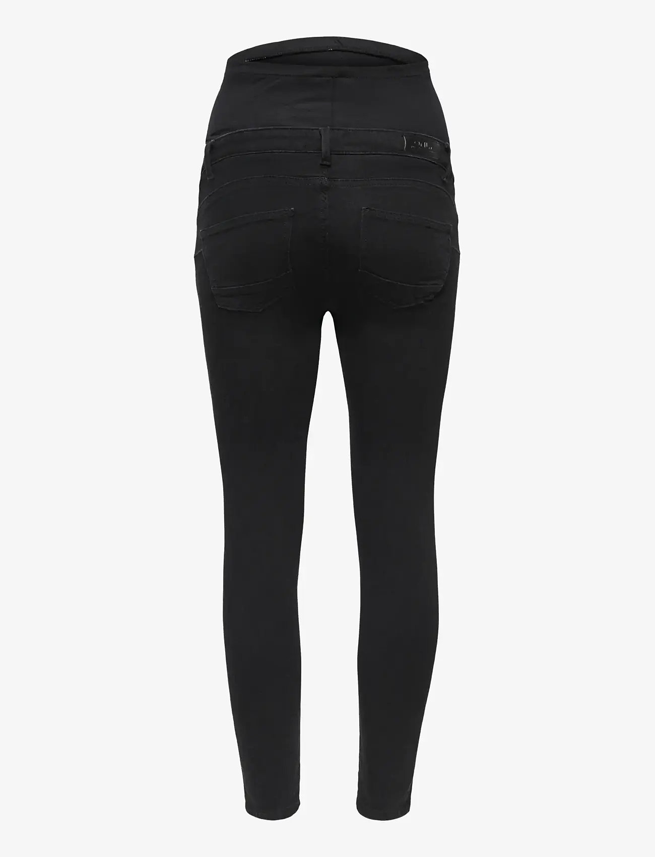 Only Maternity - OLMPOWER PUSH UP SKINNY DNM PIMBOX NOOS - skinny jeans - black denim - 1