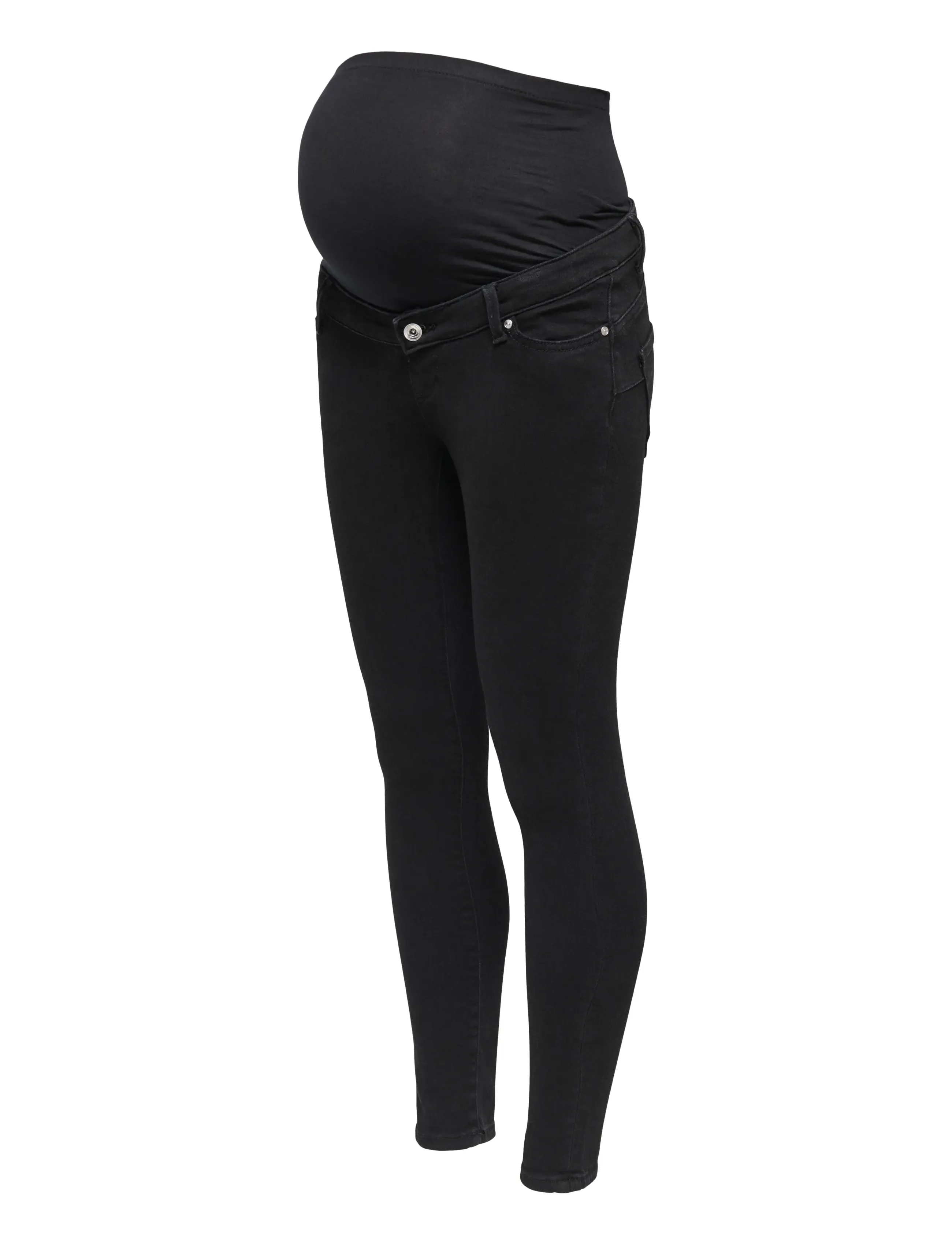 Only Maternity - OLMPOWER PUSH UP SKINNY DNM PIMBOX NOOS - skinny jeans - black denim - 2
