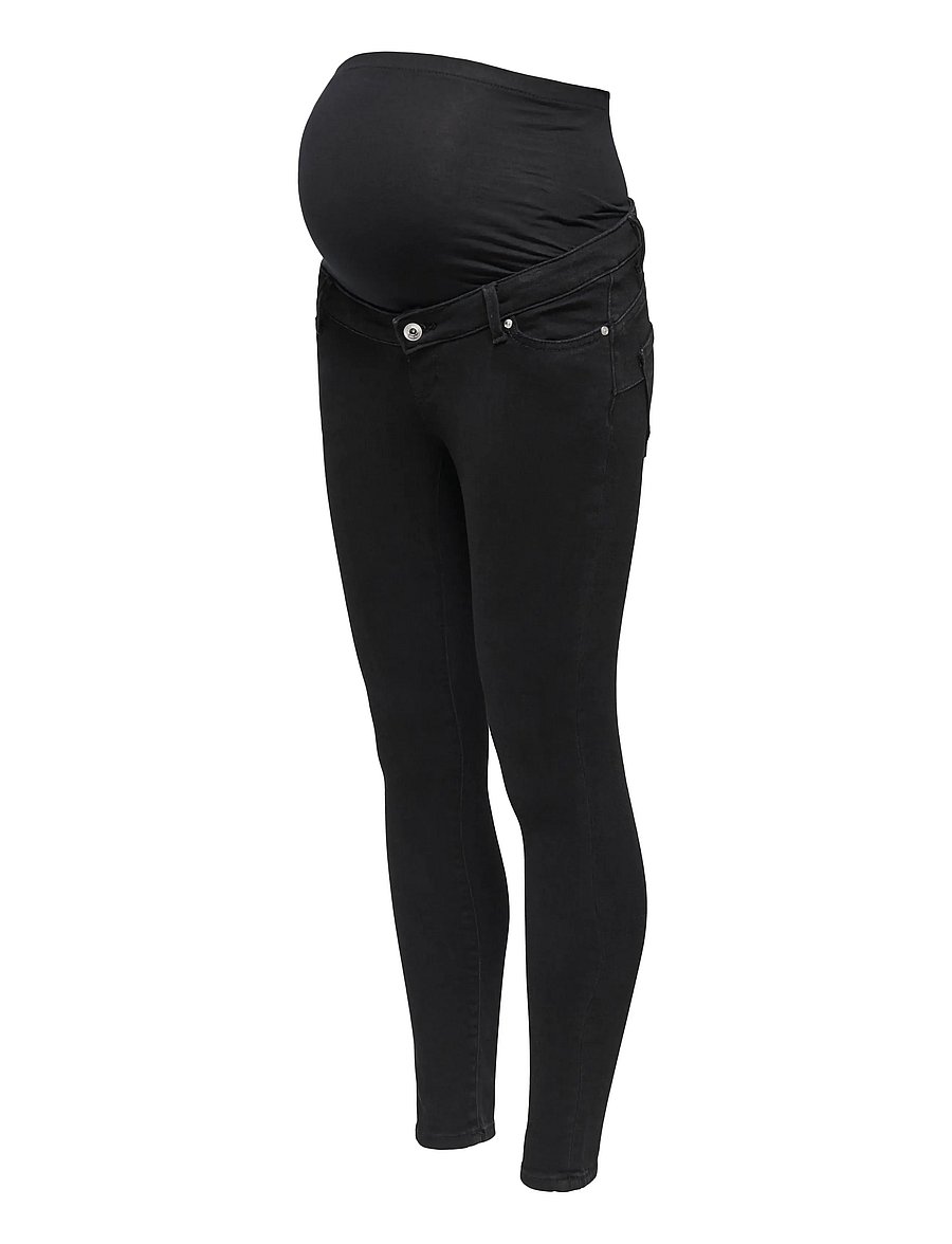 Only Maternity - OLMPOWER PUSH UP SKINNY DNM PIMBOX NOOS - skinny jeans - black denim - 2