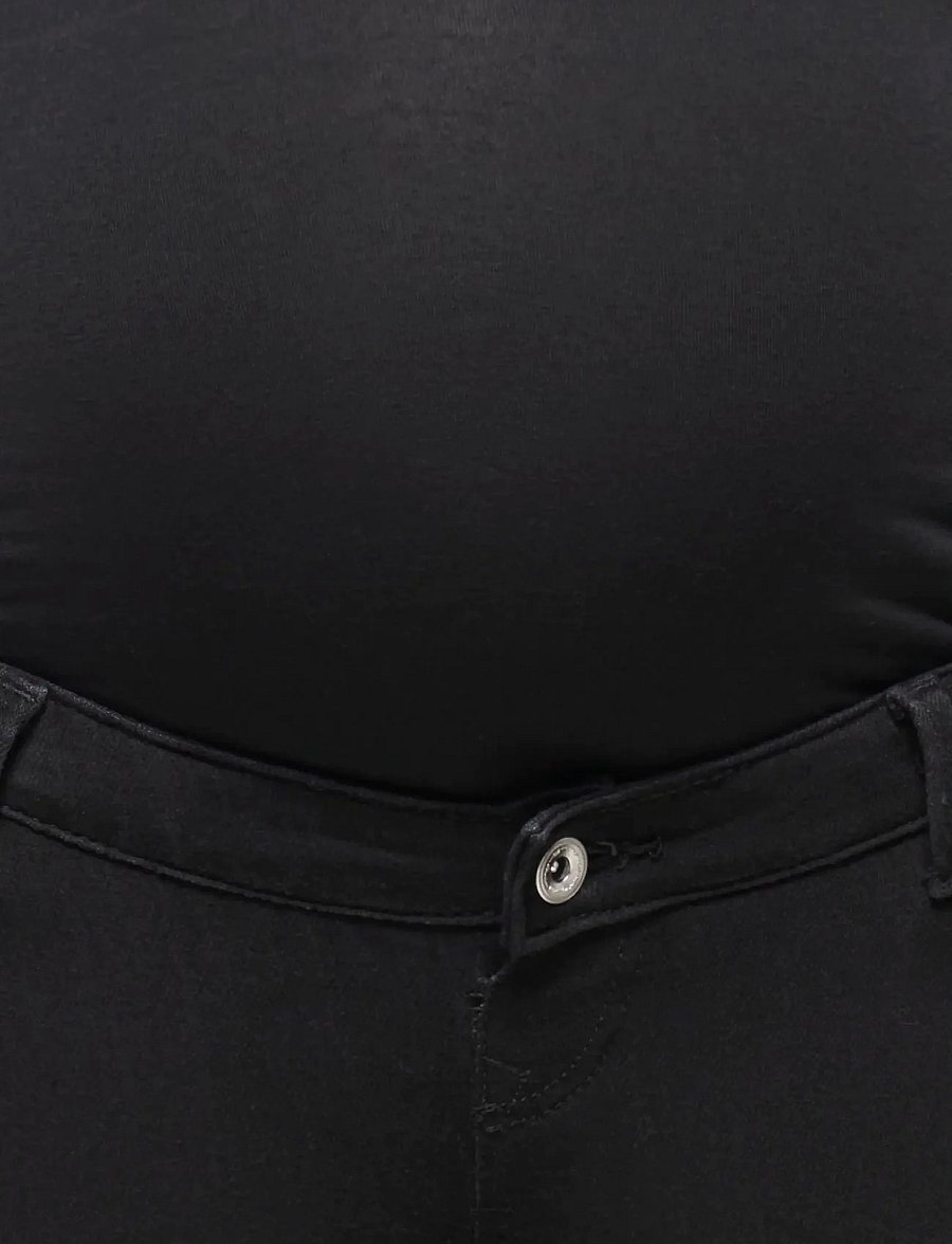 Only Maternity - OLMPOWER PUSH UP SKINNY DNM PIMBOX NOOS - skinny jeans - black denim - 3