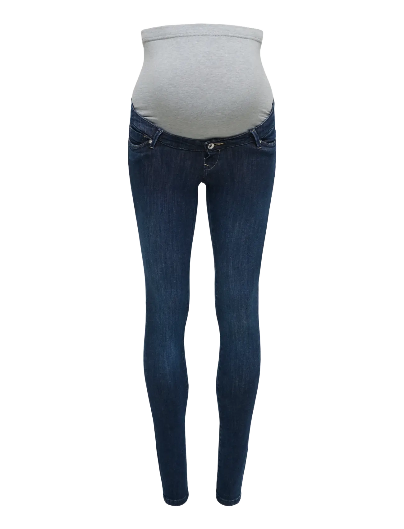 Only Maternity - OLMPOWER PUSH UP SKINNY DNM PIMBOX NOOS - skinny jeans - dark blue denim - 1