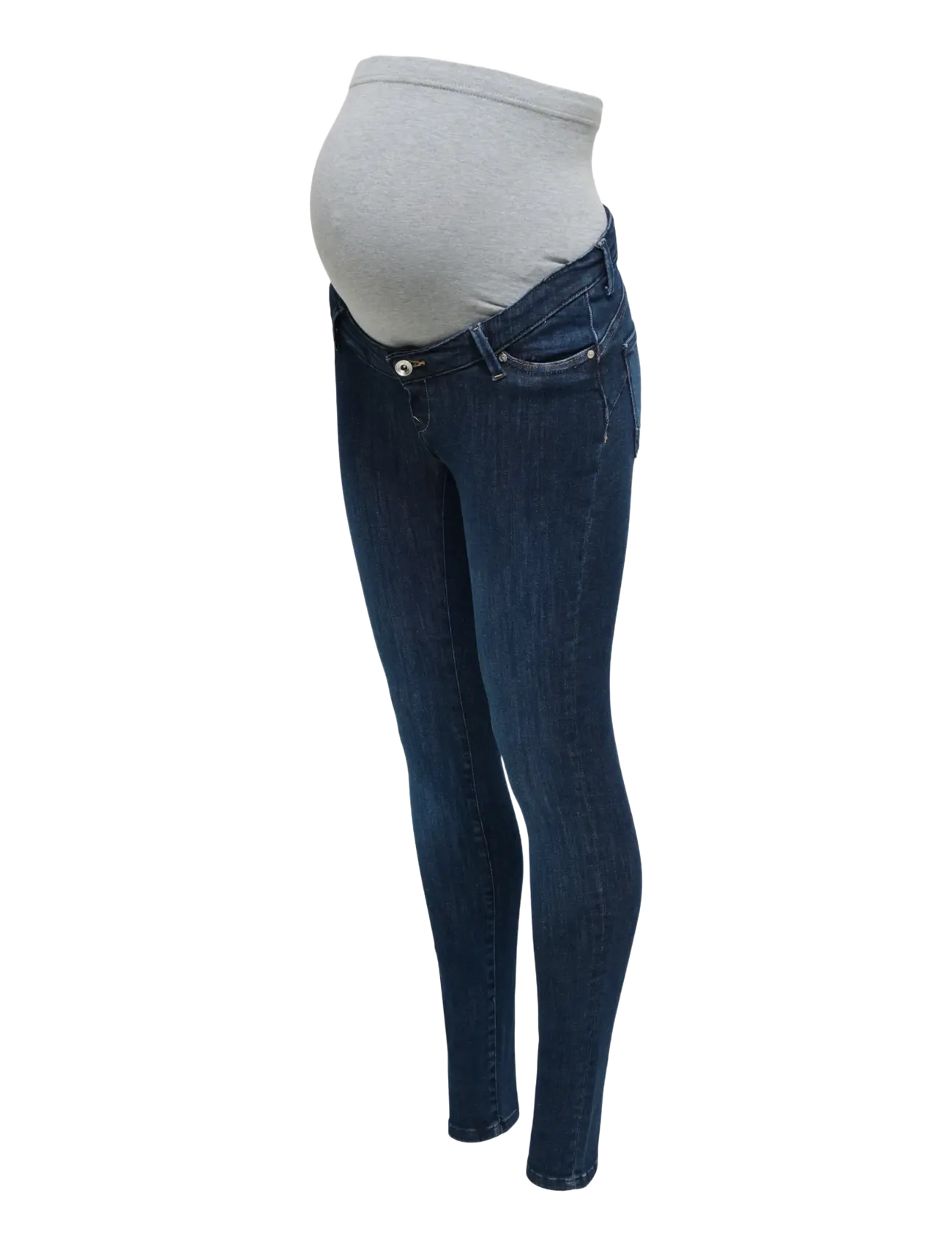 Only Maternity - OLMPOWER PUSH UP SKINNY DNM PIMBOX NOOS - skinny jeans - dark blue denim - 3