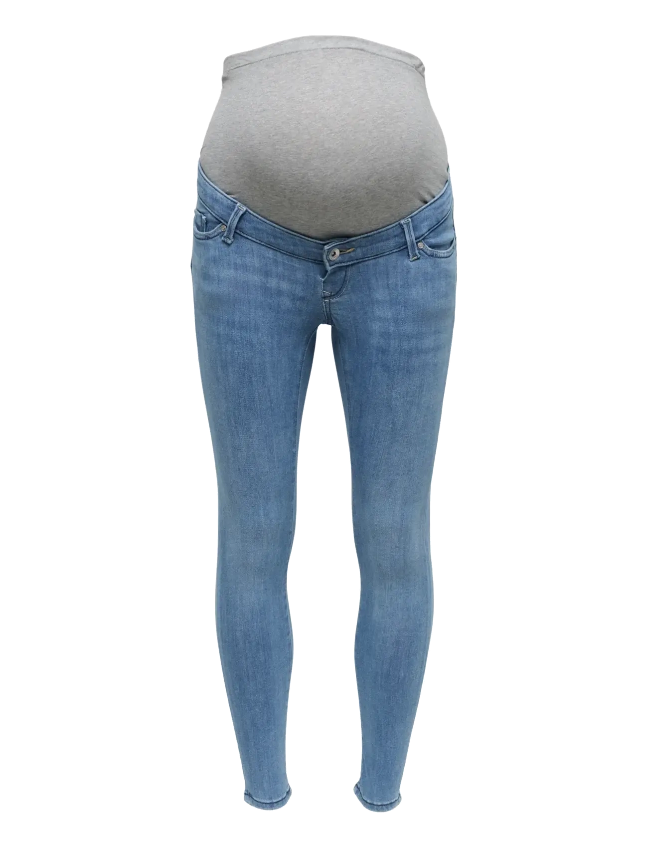 Only Maternity OLMPOWER PUSH UP SKINNY DNM PIMBOX NOOS - Skinny jeans - MEDIUM BLUE DENIM / blue