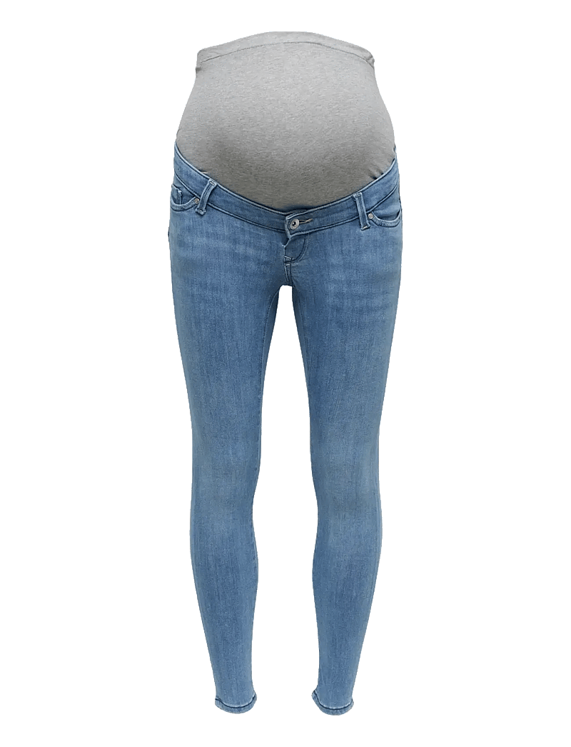 Only Maternity - OLMPOWER PUSH UP SKINNY DNM PIMBOX NOOS - skinny jeans - medium blue denim - 1