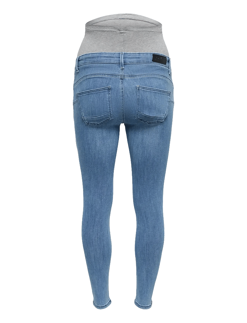 Only Maternity - OLMPOWER PUSH UP SKINNY DNM PIMBOX NOOS - skinny jeans - medium blue denim - 2