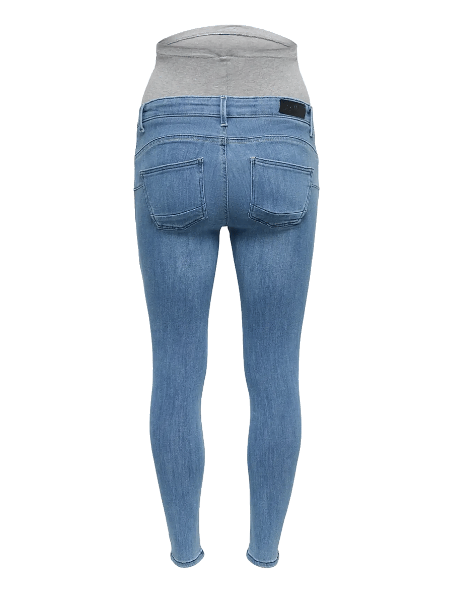 Only Maternity - OLMPOWER PUSH UP SKINNY DNM PIMBOX NOOS - skinny jeans - medium blue denim - 2
