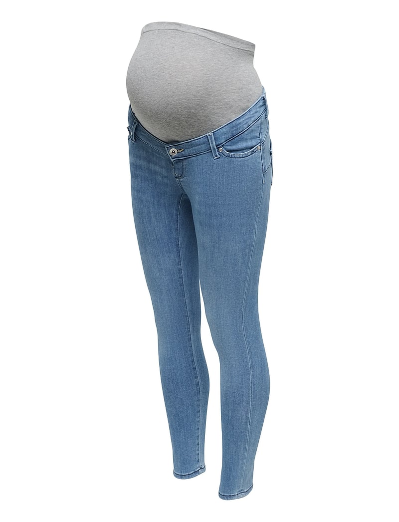 Only Maternity - OLMPOWER PUSH UP SKINNY DNM PIMBOX NOOS - skinny jeans - medium blue denim - 4