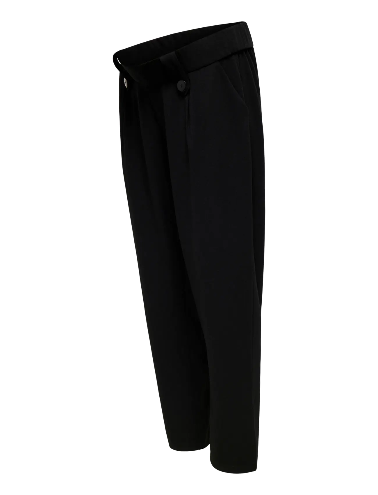 Only Maternity OLMSANIA NO BUMP BUTTON PANT JRS NOOS - Riided - BLACK / black