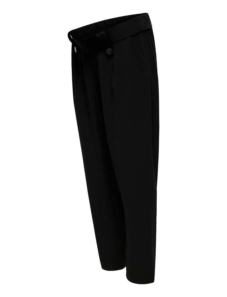Only Maternity - OLMSANIA NO BUMP BUTTON PANT JRS NOOS - hose mit geradem bein - black - 1