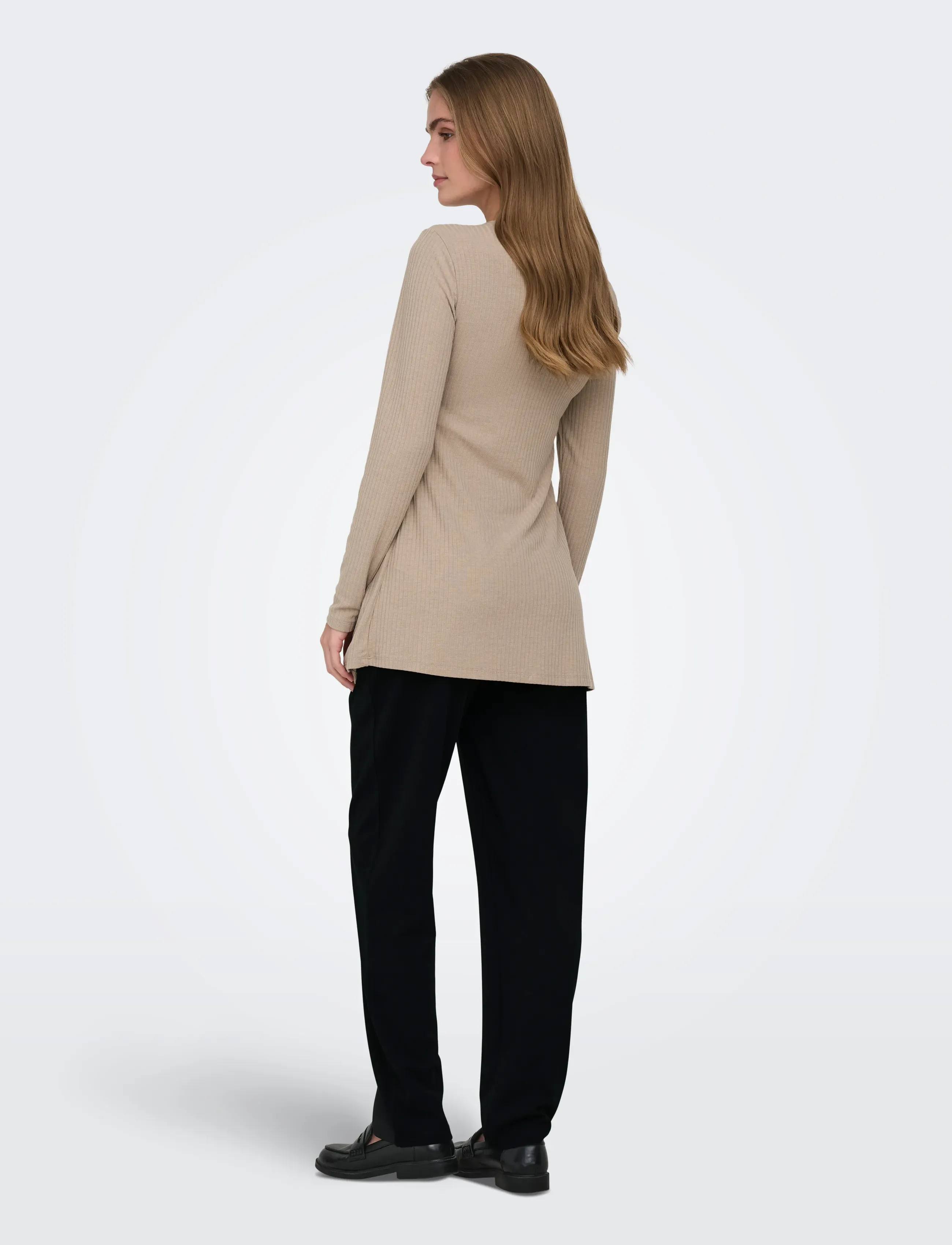 Only Maternity - OLMSANIA NO BUMP BUTTON PANT JRS NOOS - hose mit geradem bein - black - 2
