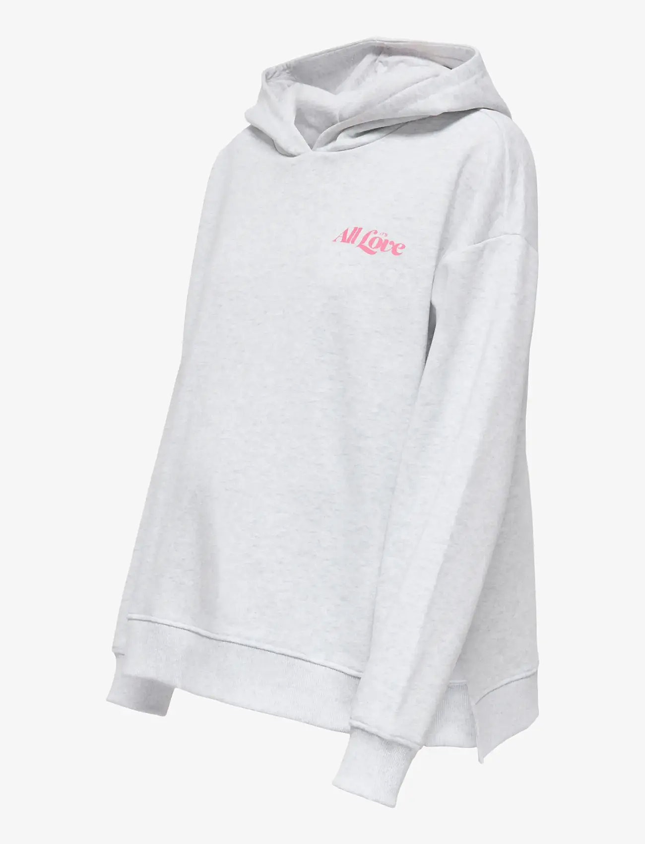 Only Maternity - OLMCOSITA L/S SLIT HOOD SWEAT - kapuzenpullover - light grey melange - 0