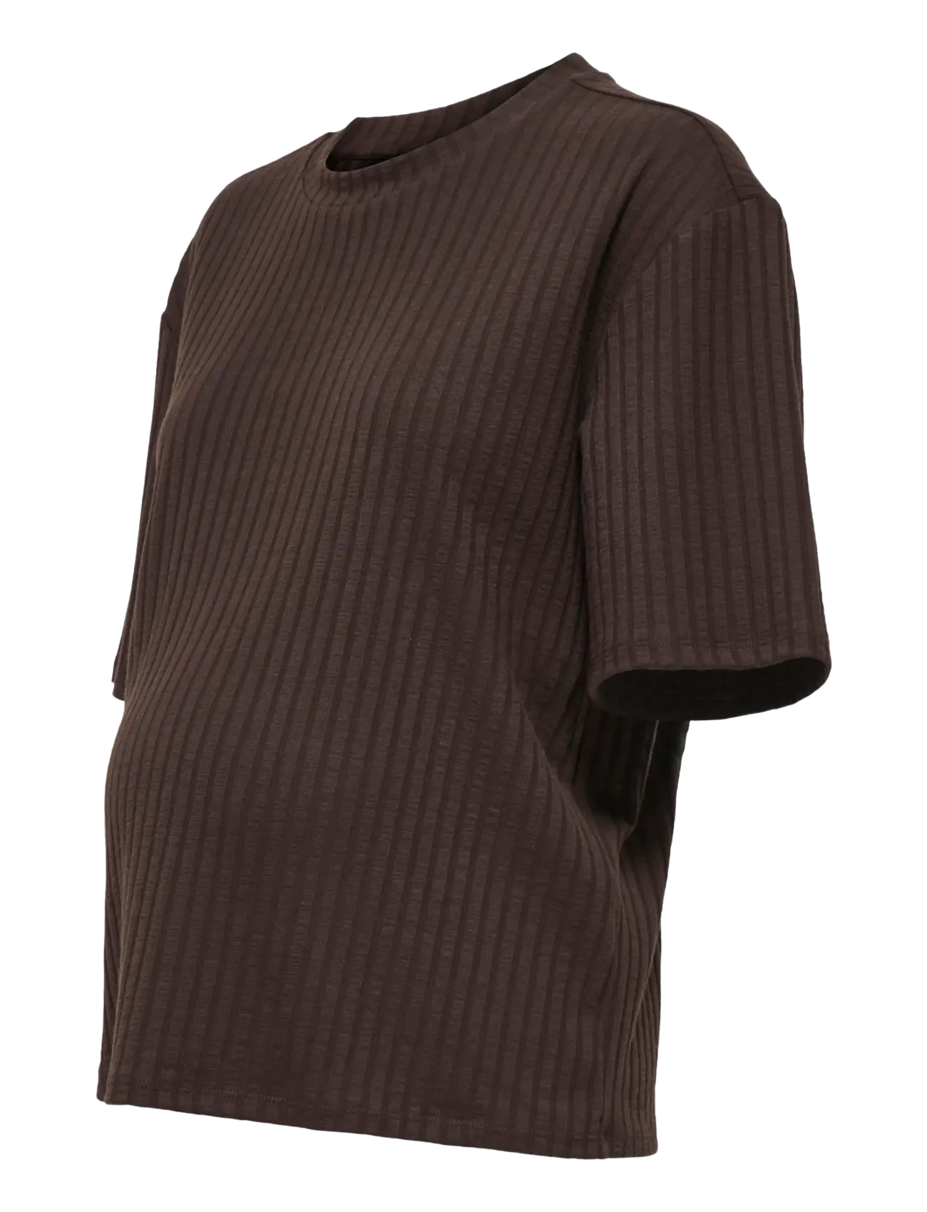 Only Maternity - OLMVIOLA S/S TOP JRS - t-särgid - coffee bean - 3