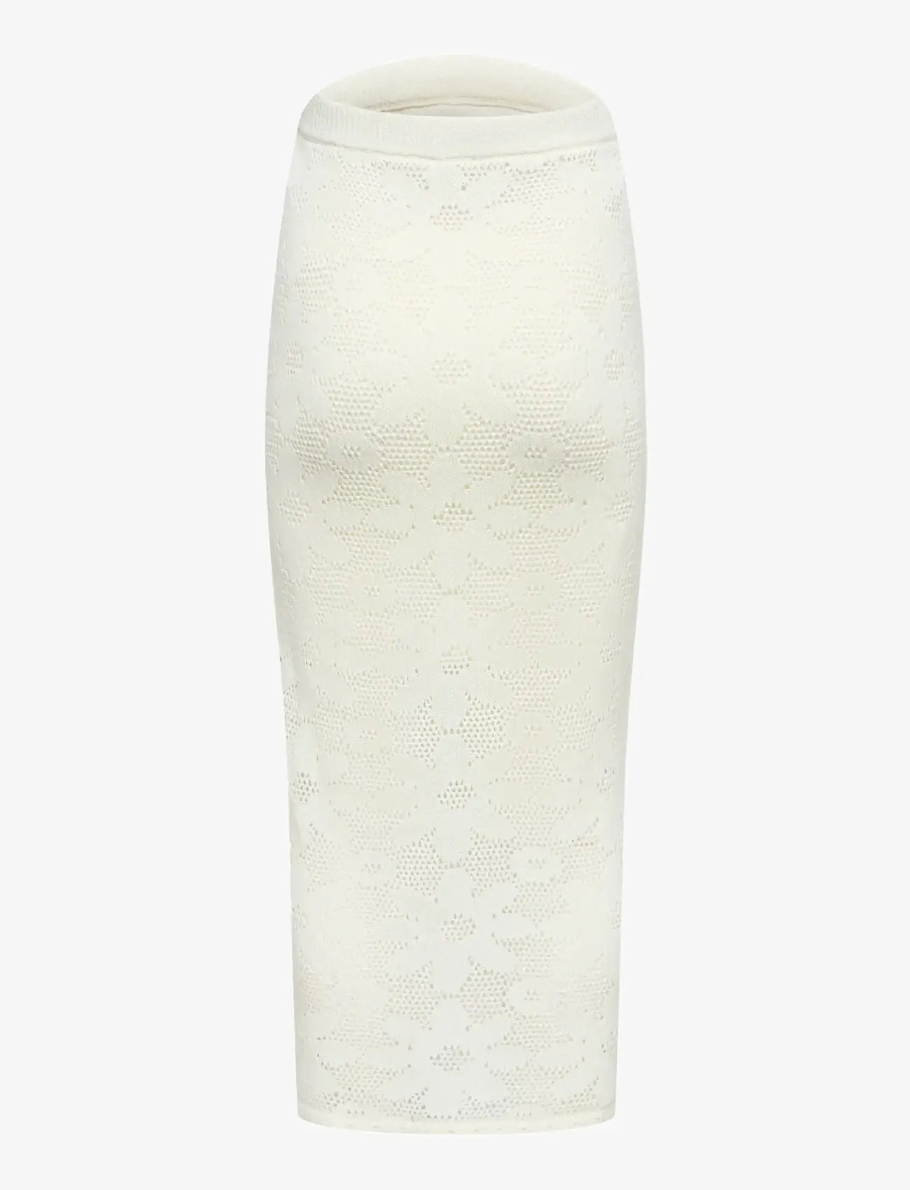 Only Maternity - OLMISABELLA PATTERN SKIRT KNT - knitted skirts - cloud dancer - 2