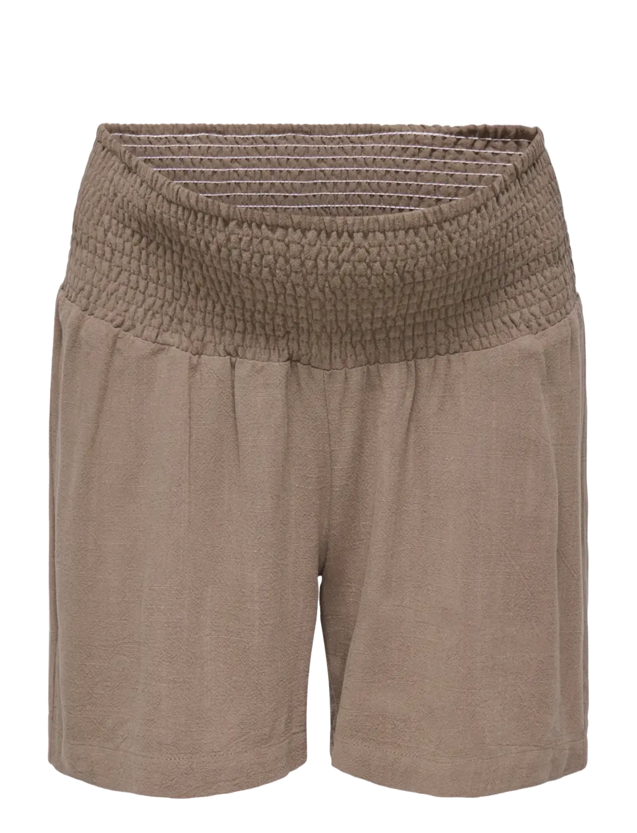 ONLY MATERNITY Olmsiesta Linen Smock Shorts Wvn Noos Braun - XL - Damen