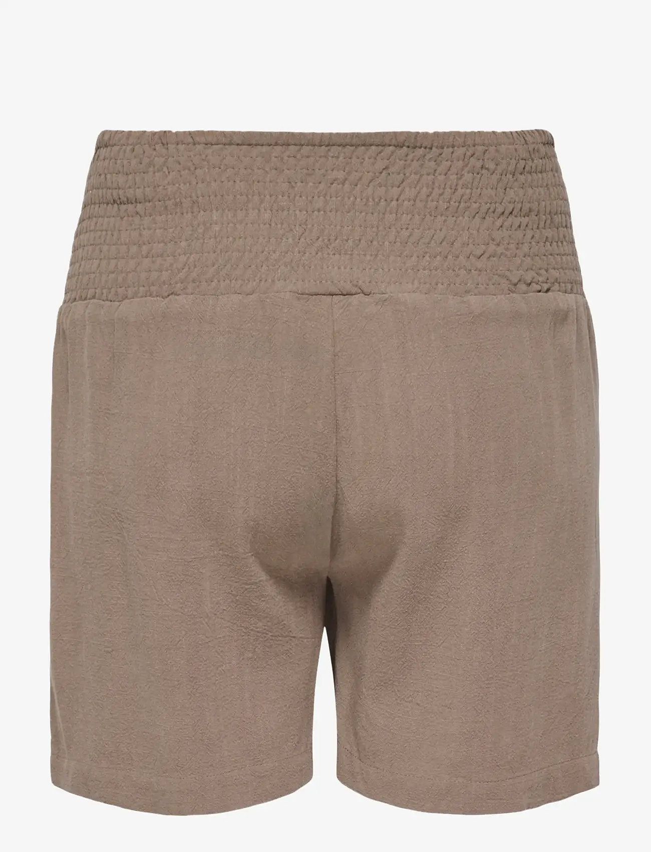 Only Maternity - OLMSIESTA LINEN SMOCK SHORTS WVN NOOS - leinen-shorts - walnut - 1