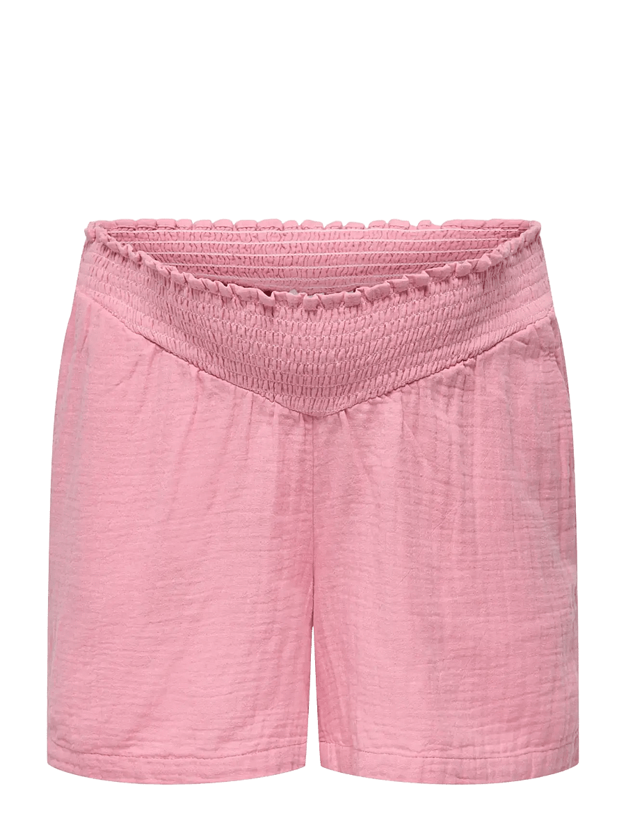 Only Maternity - OLMTHYRA SMOCK SHORTS WVN - broeken - sea pink - 0