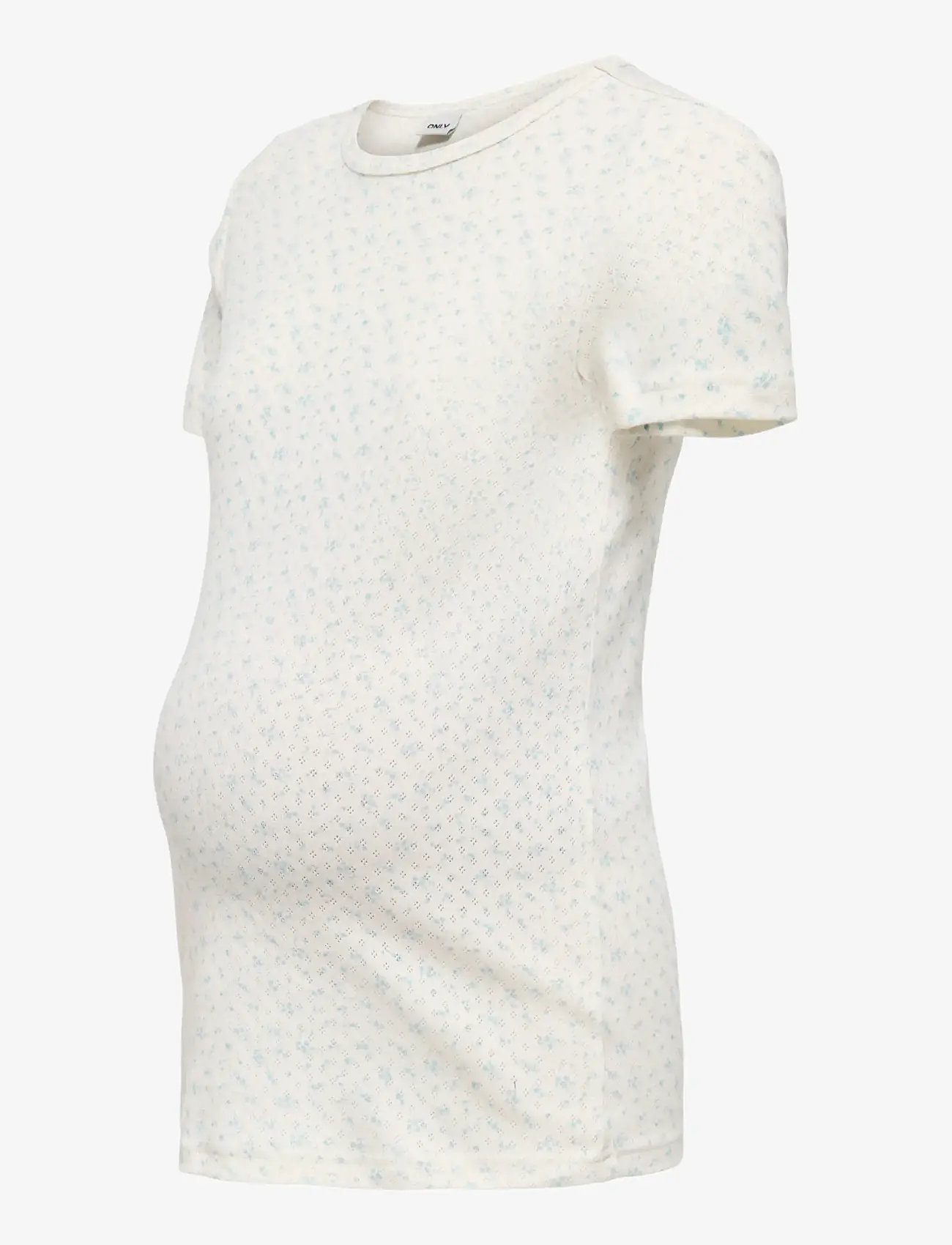 Only Maternity - OLMMADISON S/S O-NECK BABY TEE JRS - t-shirts - cloud dancer - 0