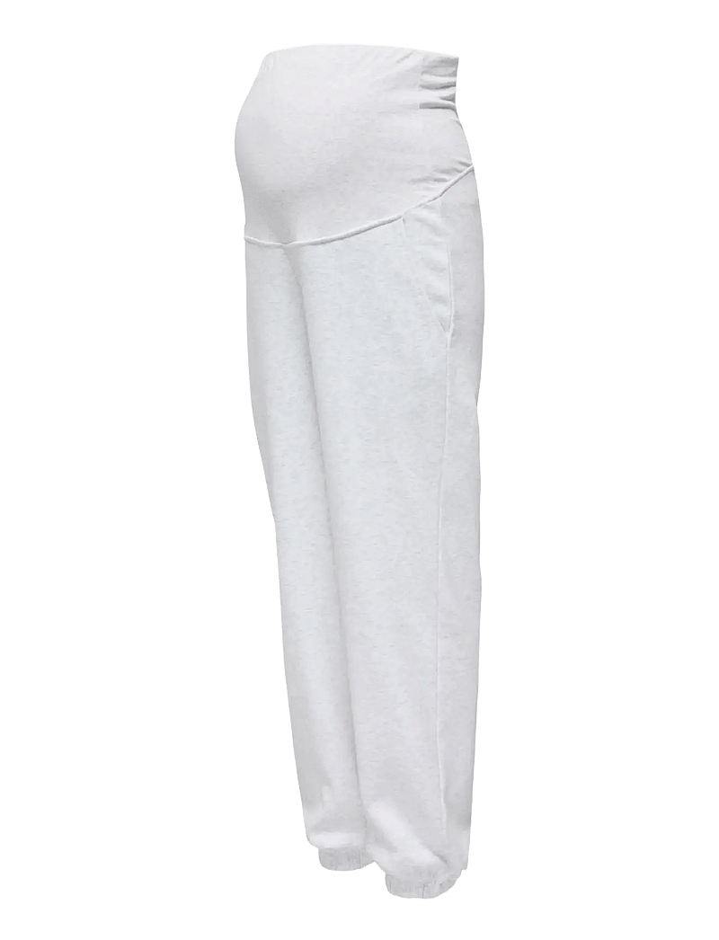 Only Maternity - OLMCHICA STRAIGHT CUFF SWEAT PANT JRS - igapäevane stiil - light grey melange - 0