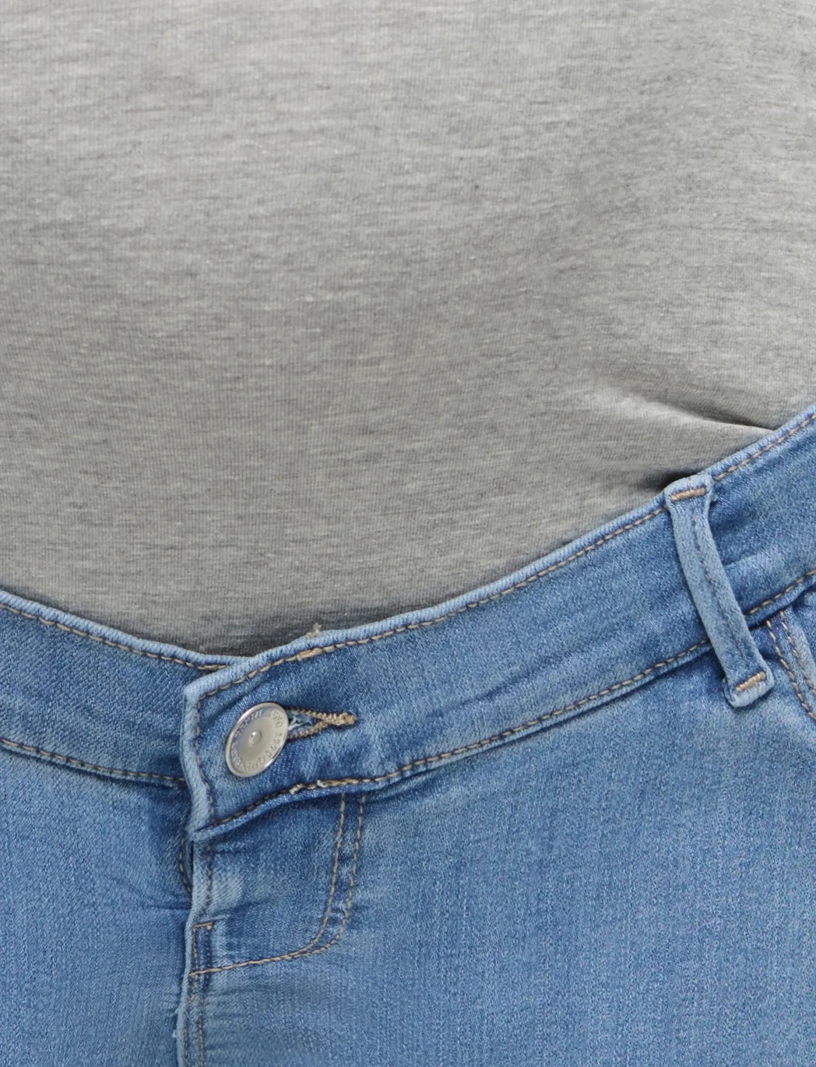 Only Maternity - OLMRAIN LIFE LONG DNM SHORTS NOOS - jorts - light blue denim - 5