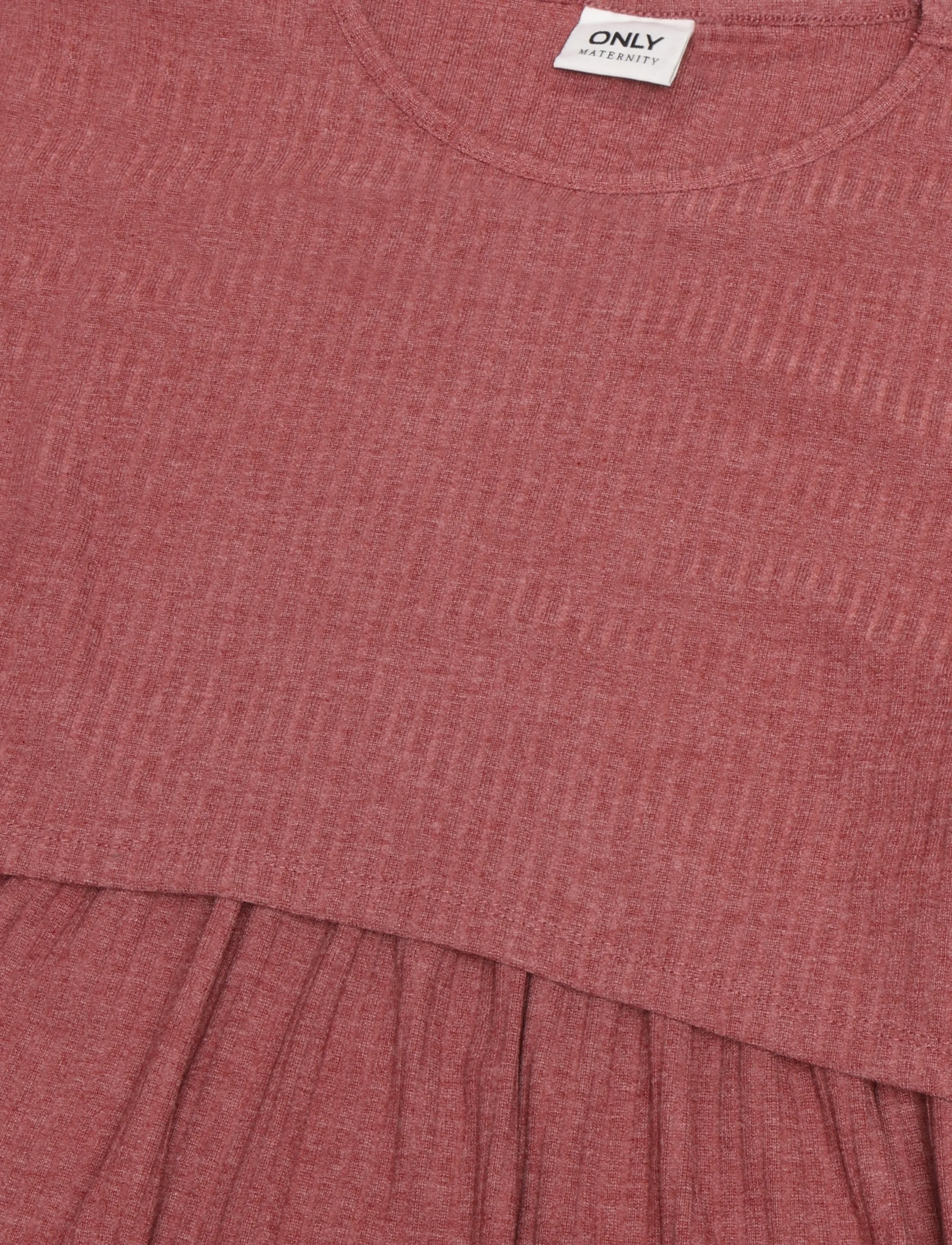 Only Maternity - OLMMALAYA BASE LS O-NECK NURSING TOP JRS - langärmelige blusen - rose brown - 2