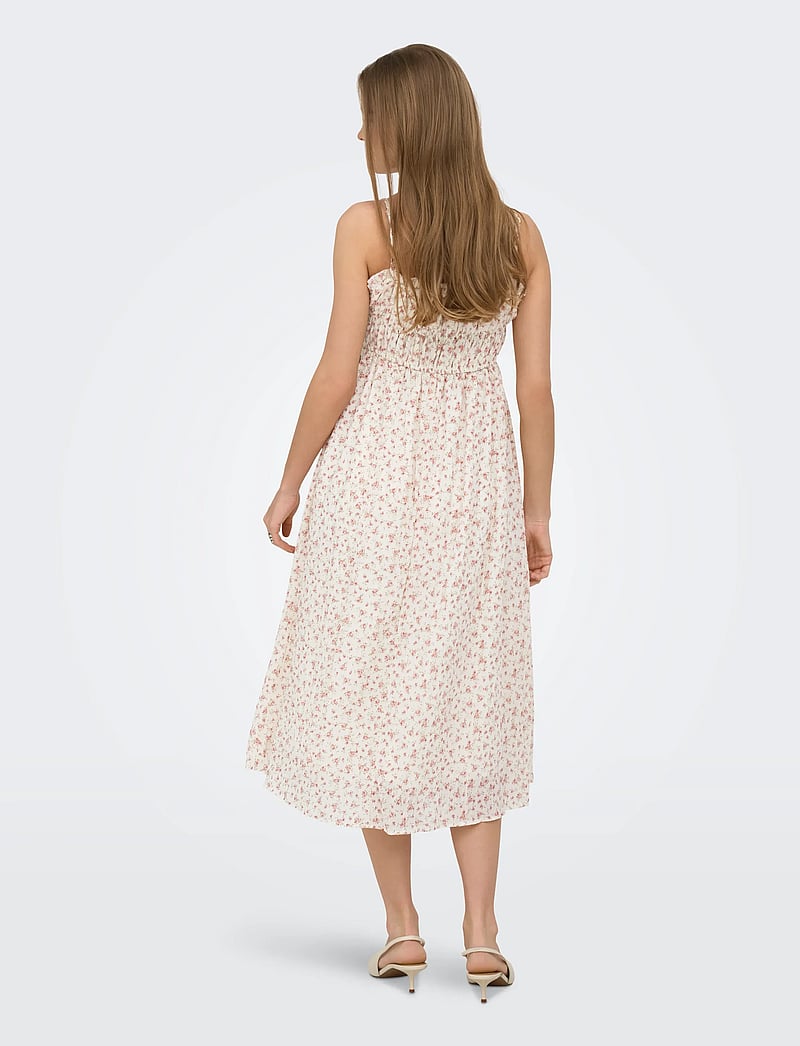 Only Maternity - OLMMARY SINGLET BLK DRESS WVN - sommerkjoler - cloud dancer - 4
