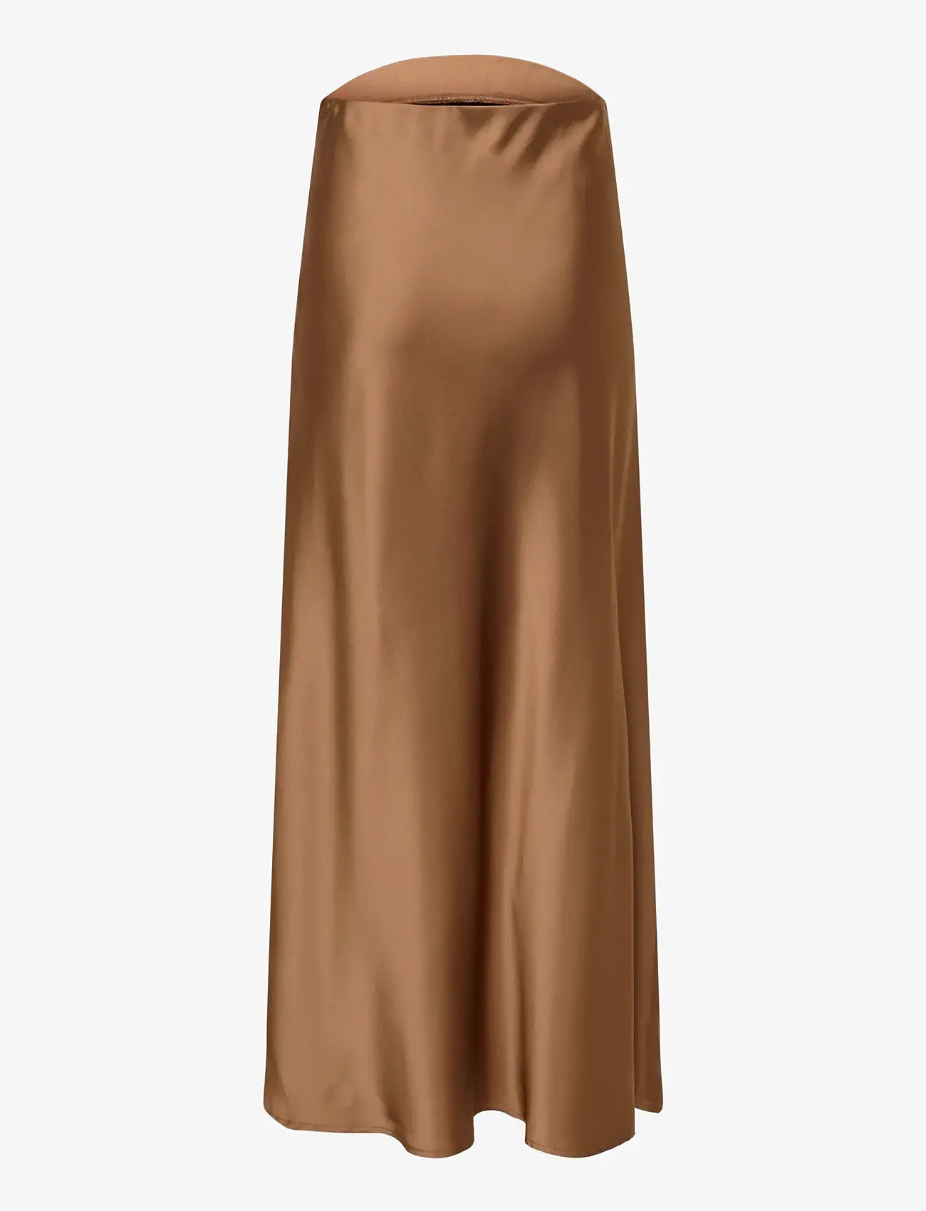 Only Maternity - OLMSEALLY OVER BUMP SKIRT WVN - satinröcke - toasted coconut - 2