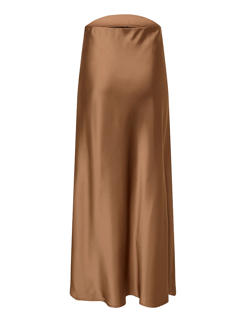 Only Maternity - OLMSEALLY OVER BUMP SKIRT WVN - satinröcke - toasted coconut - 2
