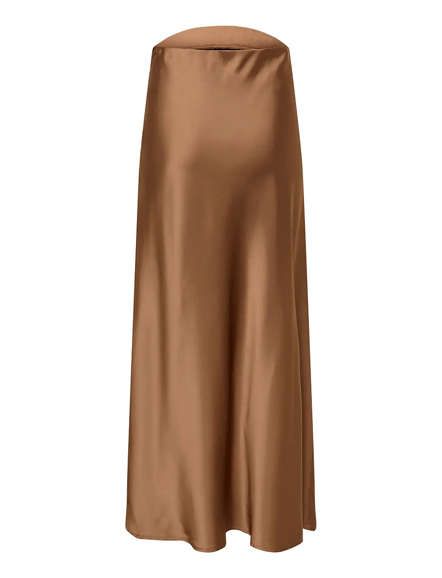 Only Maternity - OLMSEALLY OVER BUMP SKIRT WVN - satinkjolar - toasted coconut - 2