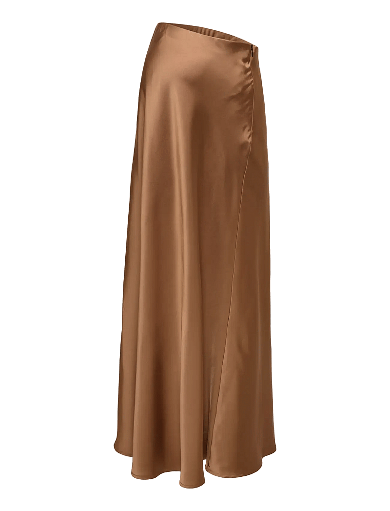 Only Maternity - OLMSEALLY OVER BUMP SKIRT WVN - satinröcke - toasted coconut - 3