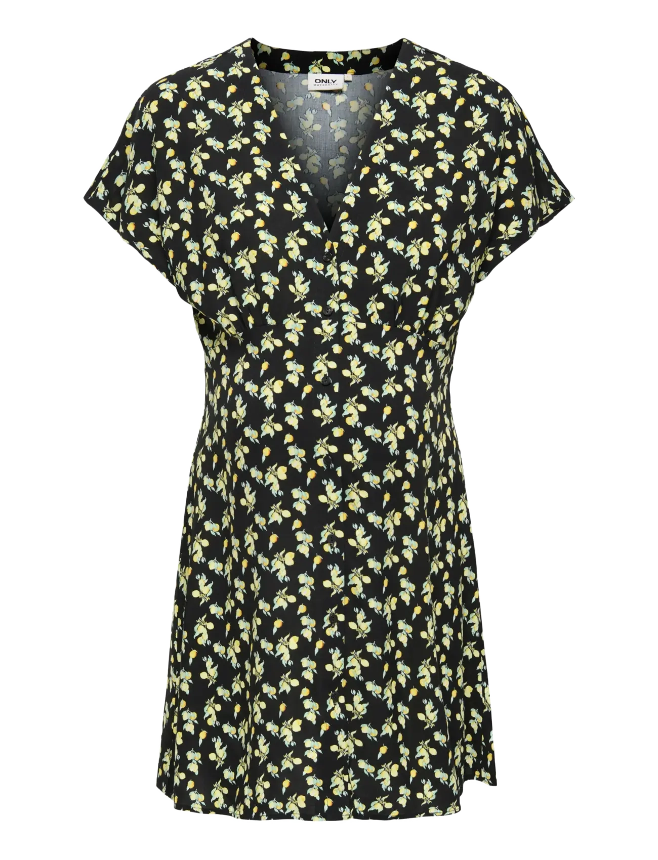 Only Maternity Olmnova Mollie Short Dress Wvn, S, Black, Kjoler > Kort Kjole, Dame