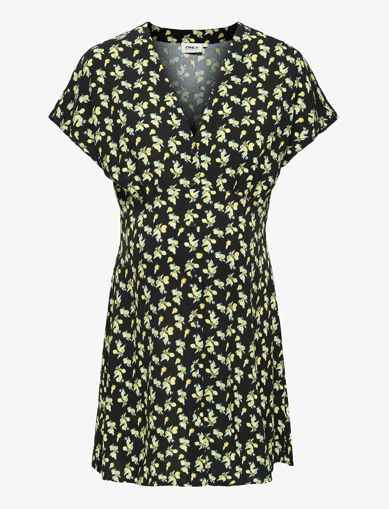 Only Maternity - OLMNOVA MOLLIE SHORT DRESS WVN - summer dresses - black - 0