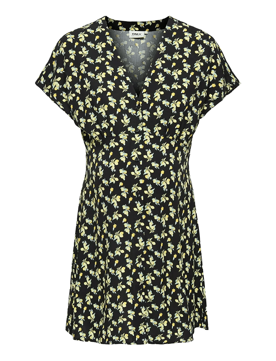 Only Maternity - OLMNOVA MOLLIE SHORT DRESS WVN - sommerkjoler - black - 0
