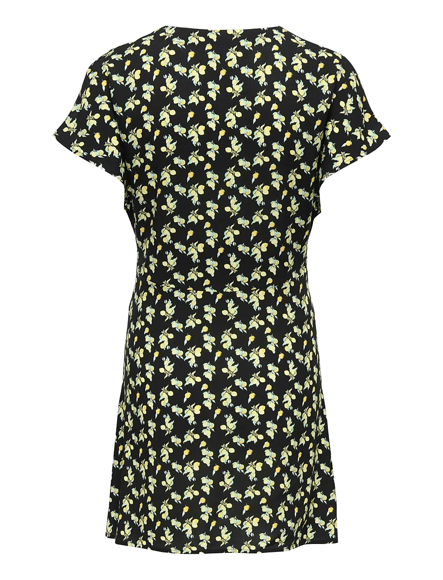 Only Maternity - OLMNOVA MOLLIE SHORT DRESS WVN - sommerkjoler - black - 1