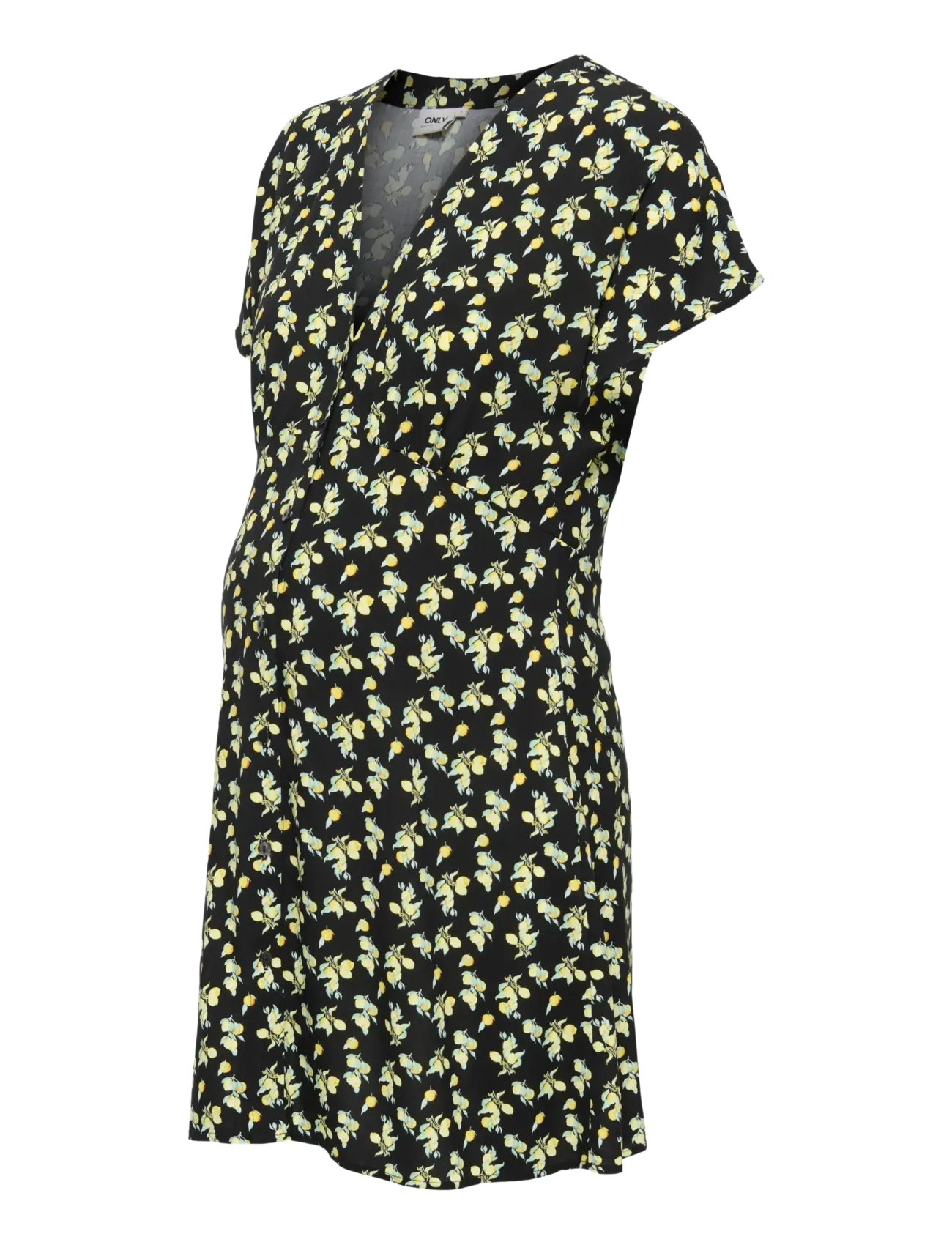 Only Maternity - OLMNOVA MOLLIE SHORT DRESS WVN - sommerkjoler - black - 2