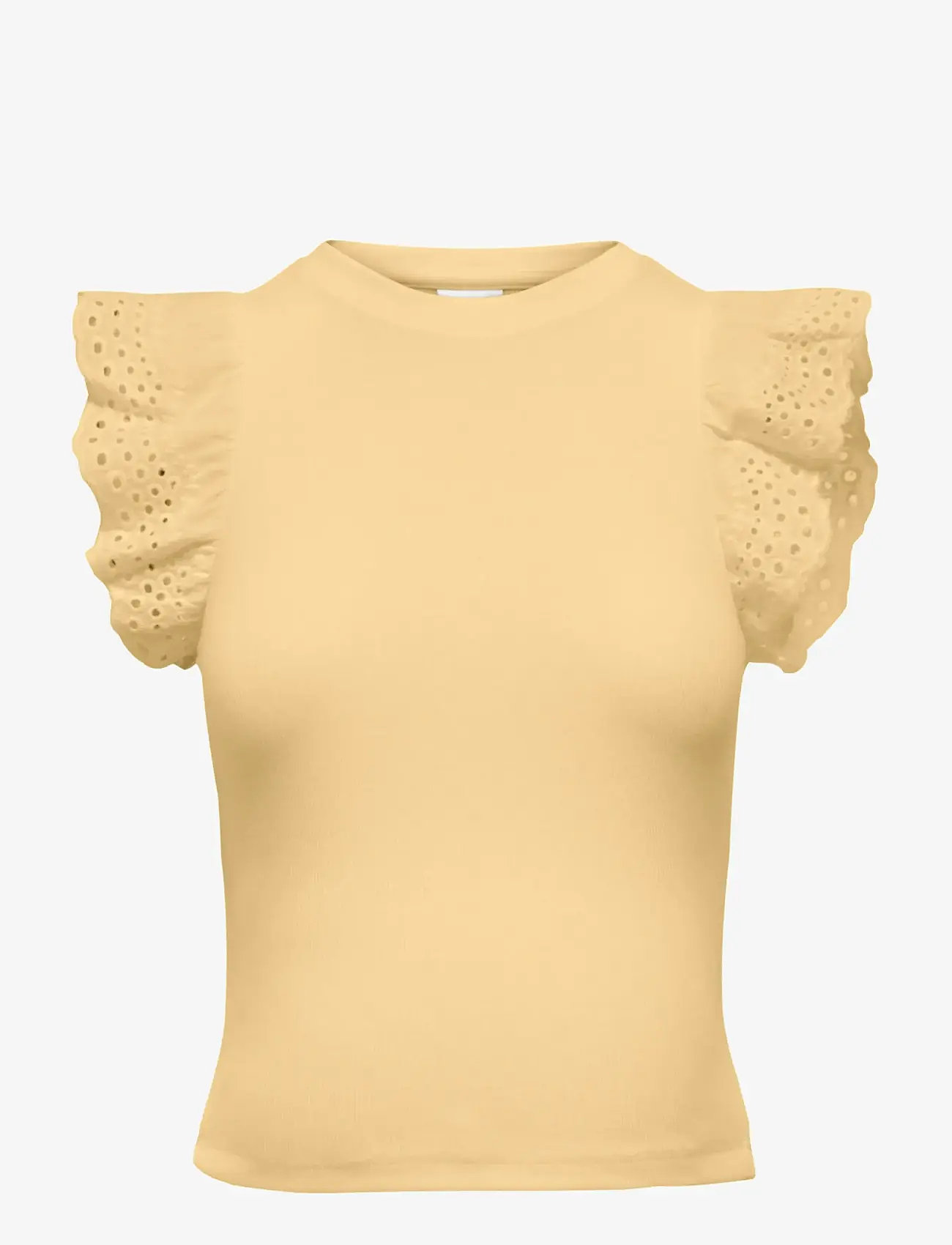 Only Maternity - OLMCESME LACE TANK TOP JRS - t-shirts - sunlight - 0