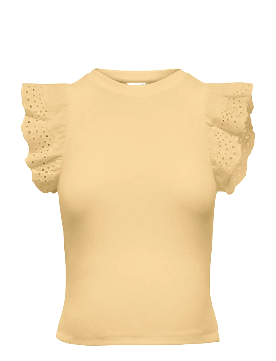 Only Maternity - OLMCESME LACE TANK TOP JRS - alussärgid - sunlight - 0