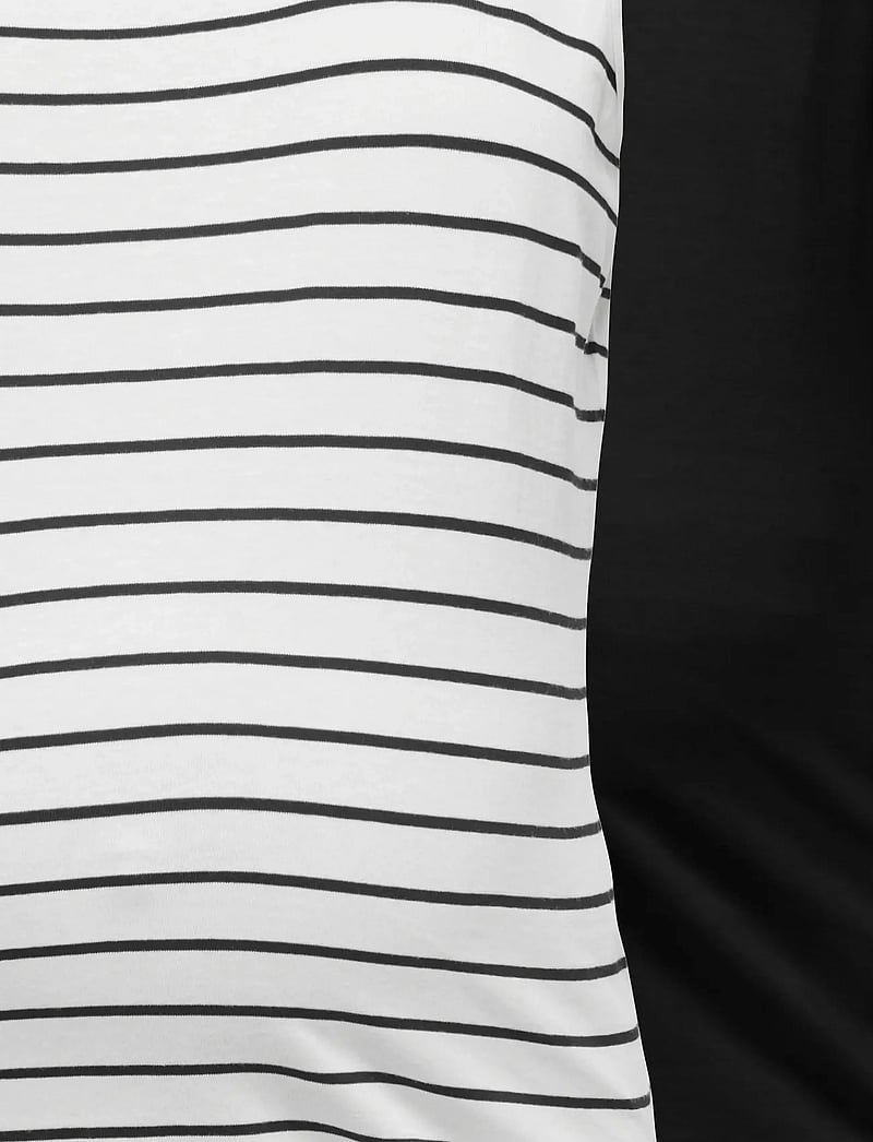 Only Maternity - OLMBLOOM S/L TANK TOP JRS 2-PACK - ermeløse topper - cloud dancer - 3