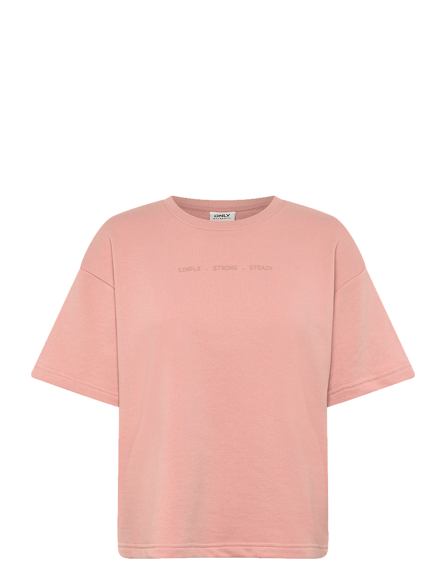 Only Maternity - OLMELENA 2/4 O-NECK SWT JRS - sweatshirts - misty rose - 0