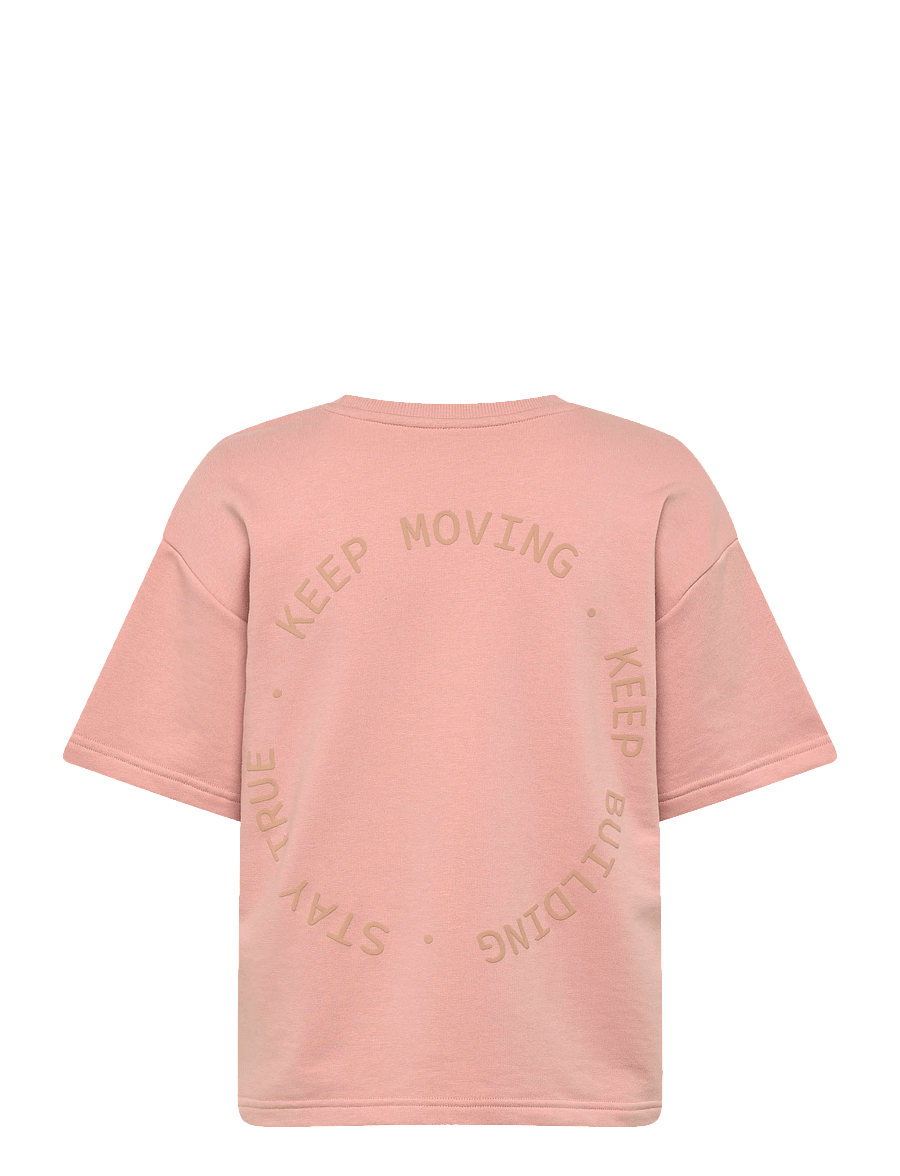 Only Maternity - OLMELENA 2/4 O-NECK SWT JRS - sweatshirts - misty rose - 1