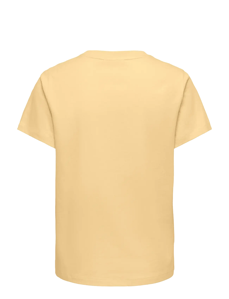 Only Maternity - OLMCHELSEA S/S EMB TOP BOX JRS - t-shirts - sunlight - 1