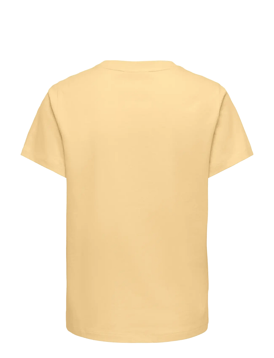 Only Maternity - OLMCHELSEA S/S EMB TOP BOX JRS - t-shirts - sunlight - 1